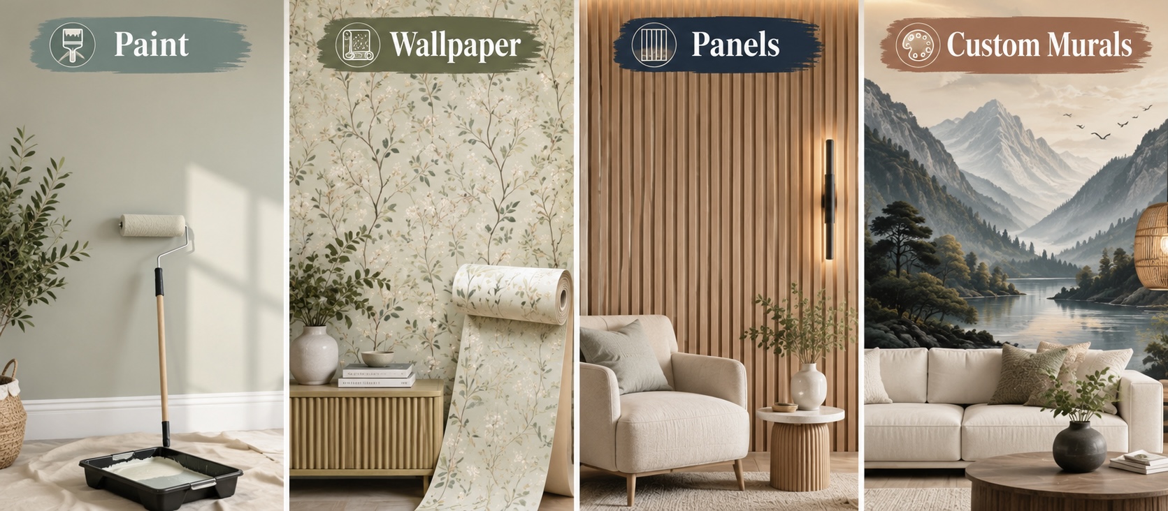 Interior Renovation Ideas For Walls: Paint, Wallpaper, Panels And Custom Murals 1 70839067ab0cc58aed8cd37d3c38f4a1.jpg
