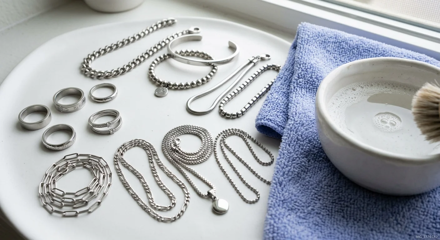 Does Stainless Steel Jewelry Tarnish? A Simple Guide To Clean & Care 5 c2805206e9f5f9e8392edfc806979f97