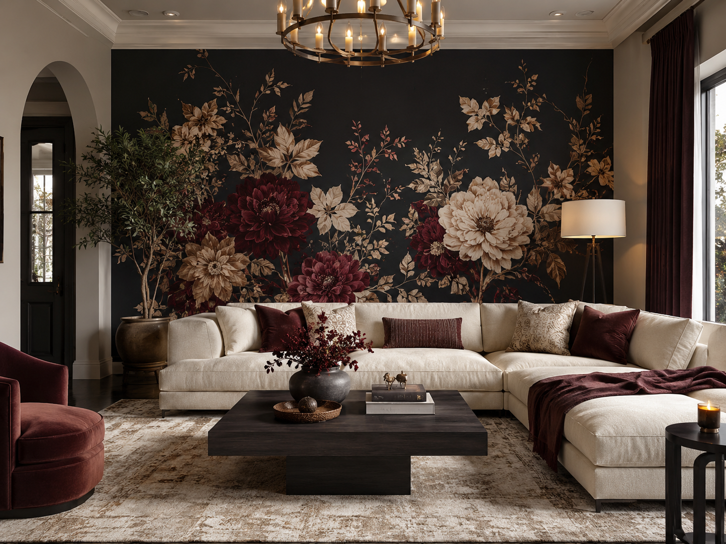 30 Flower Mural Ideas for Homes and Commercial Spaces 4 image.png